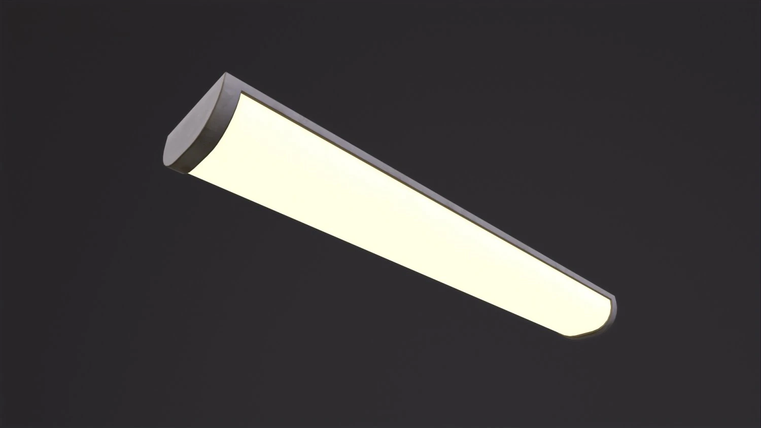 Fluorescent Bulb 3D Model .c4d .max .obj .3ds .fbx .stl .blend 