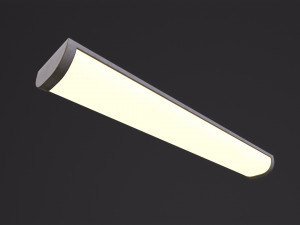 Fluorescent Bulb 3D Model