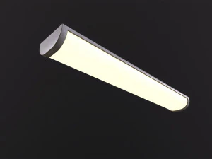 Fluorescent Bulb 3D Model