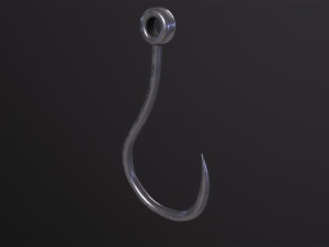 Fishing Hook 3Dモデル