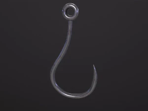 Рыболовный крючок 3D Модель