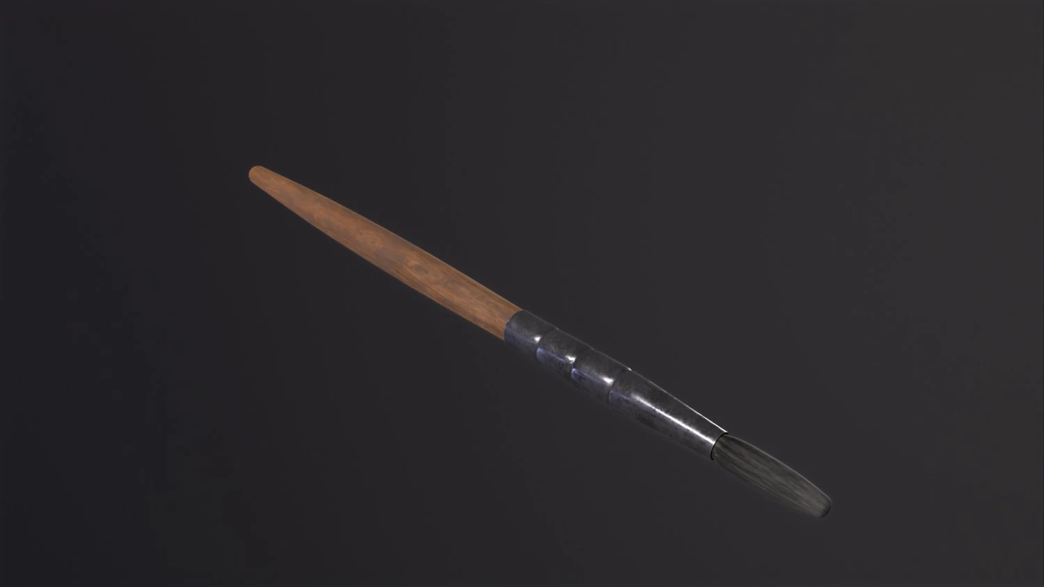 Painting Brush 3D Model .c4d .max .obj .3ds .fbx .stl .blend 
