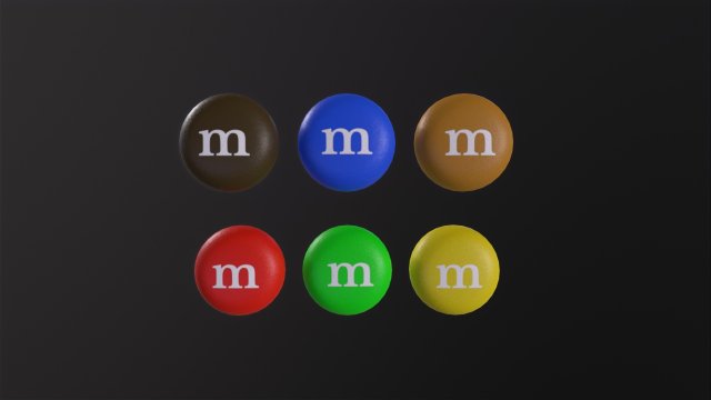 Chocolate Candy 3D 模型 .c4d .max .obj .3ds .fbx .stl .blend 
