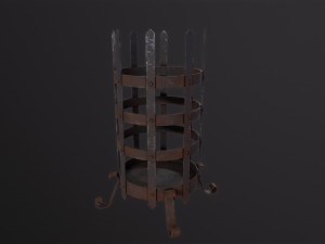 Dungeon Brazier 3D मॉडल