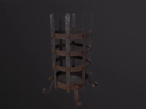 Dungeon Brazier 3D Model