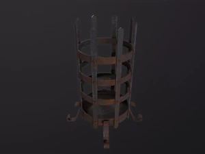 Dungeon Brazier 3D Model