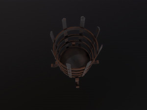Dungeon Brazier 3D मॉडल