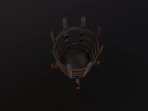 Dungeon Brazier 3D Model