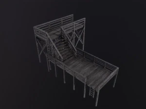 Dock 3D Model