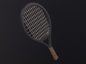 Tennis Racquet 3D Model