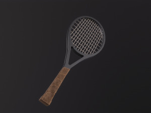 Tennis Racquet 3D Model