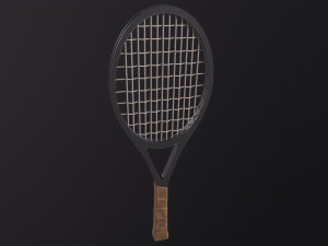 Tennis Racquet 3D Model
