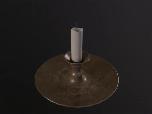 Candle 3D Model