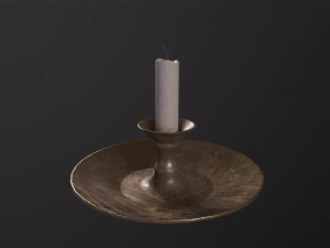 Candle 3D Model