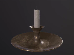 Candle 3D Model