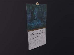 Calendar 3D Model
