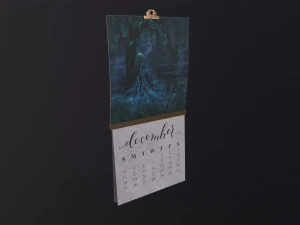 Kalender Model 3D