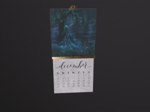 Calendar Model 3D