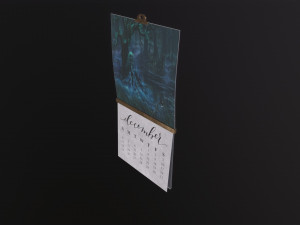 Calendar Model 3D