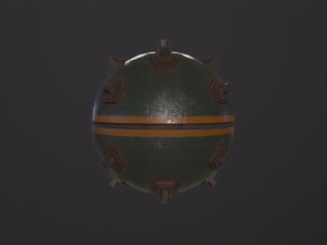 Naval Mine 3D-Modell