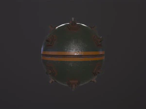 Naval Mine 3D Model