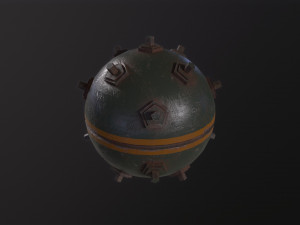 Naval Mine 3D-Modell