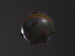 Naval Mine 3D-Modell