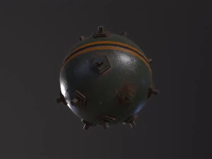 Naval Mine 3D Model