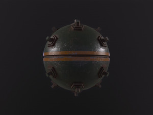 Naval Mine 3D-Modell