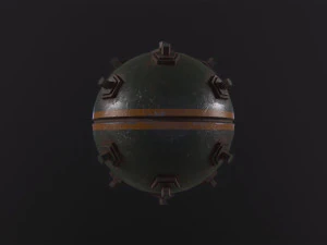 Naval Mine 3D Model