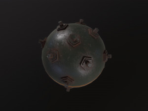 Naval Mine 3D-Modell