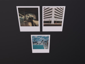 Polaroid Photos 3D 模型