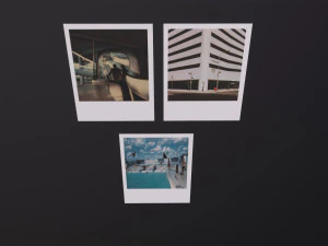 Polaroid Photos 3D Model