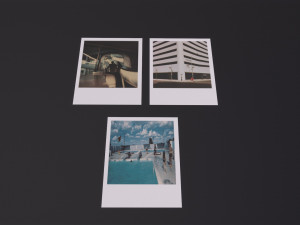 Polaroid Photos 3D 模型