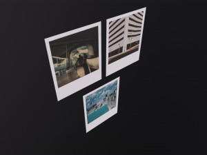 Polaroid Photos 3D 模型