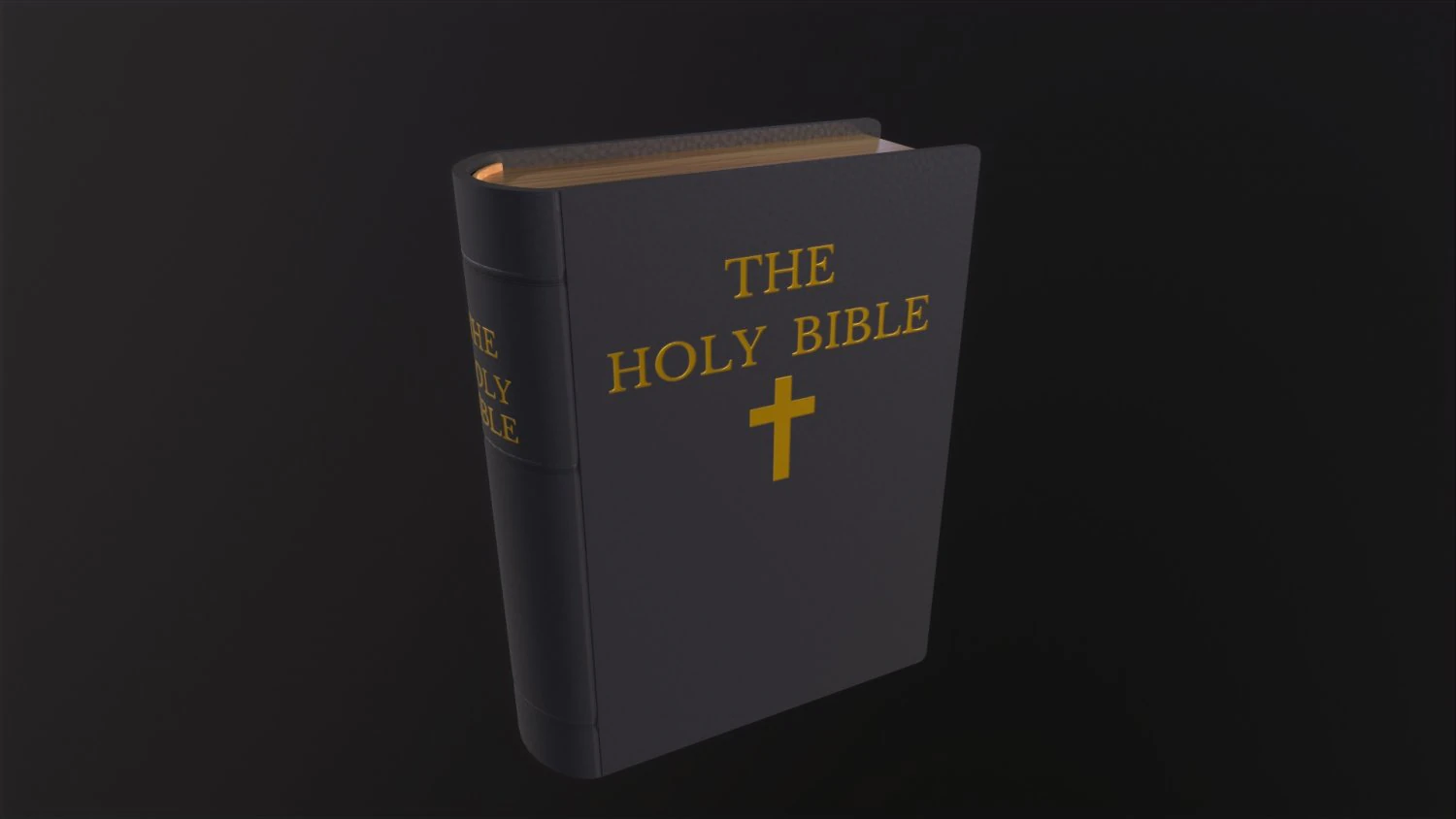 The Holy Bible 3D Model .c4d .max .obj .3ds .fbx .stl .blend