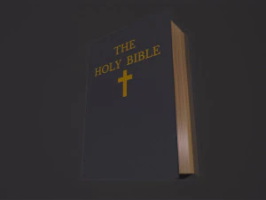 The Holy Bible 3D Model