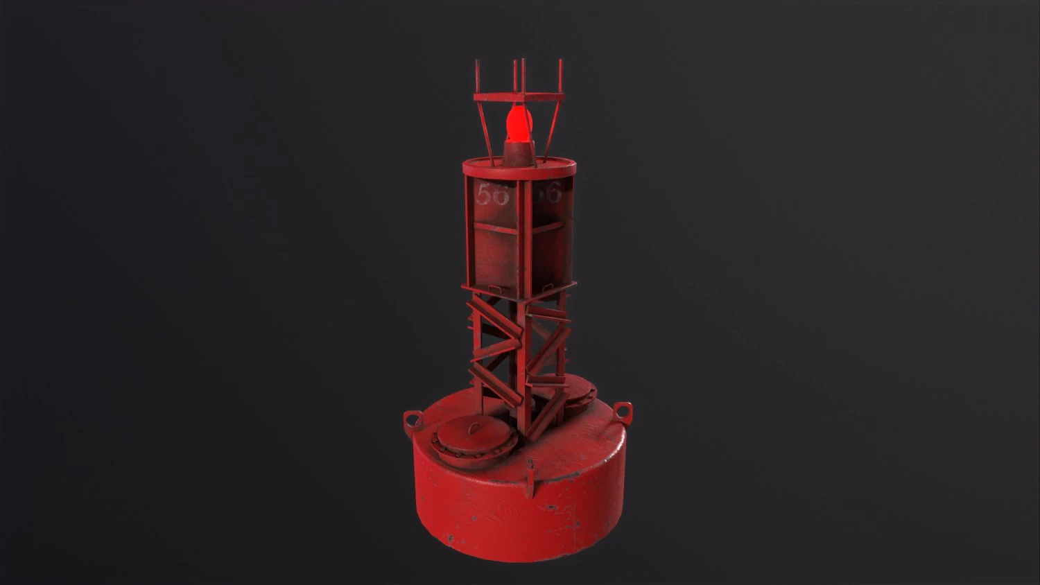 Buoy 3D Model .c4d .max .obj .3ds .fbx .stl .blend