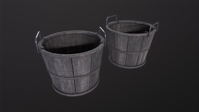 Bushel Basket 3D 模型 .c4d .max .obj .3ds .fbx .stl .blend 