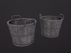 Bushel Basket 3D 模型