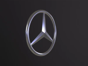 Mercedes Benz Logo 3D Model
