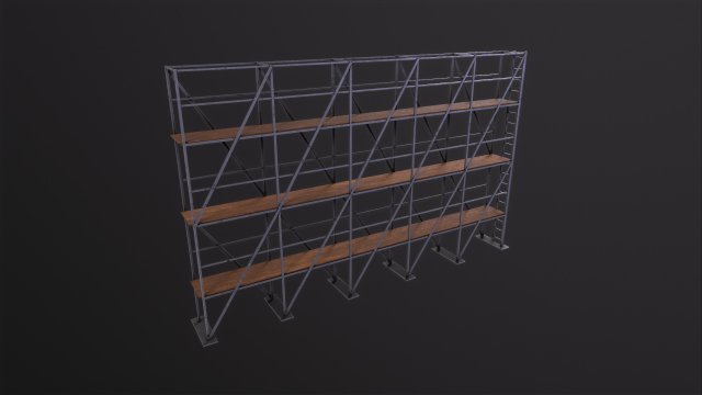 Scaffolding Model 3D .c4d .max .obj .3ds .fbx .stl .blend 