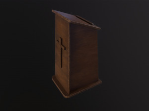 Church Lectern 3D Model
