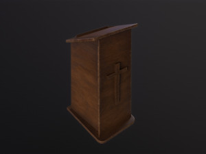 Church Lectern 3D Model
