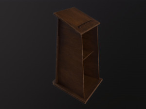 Church Lectern 3D Model