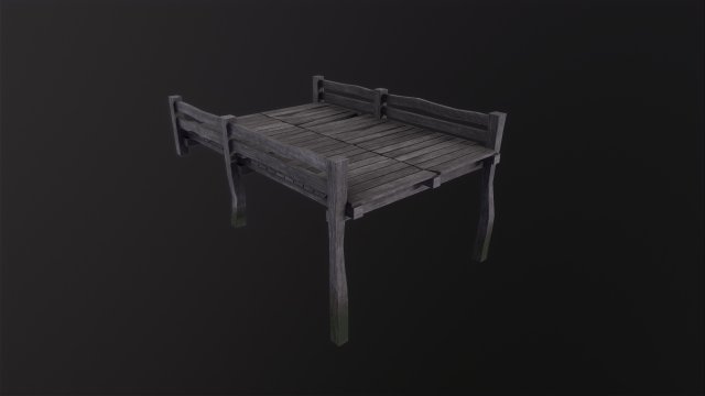Dock 3D Model .c4d .max .obj .3ds .fbx .stl .blend