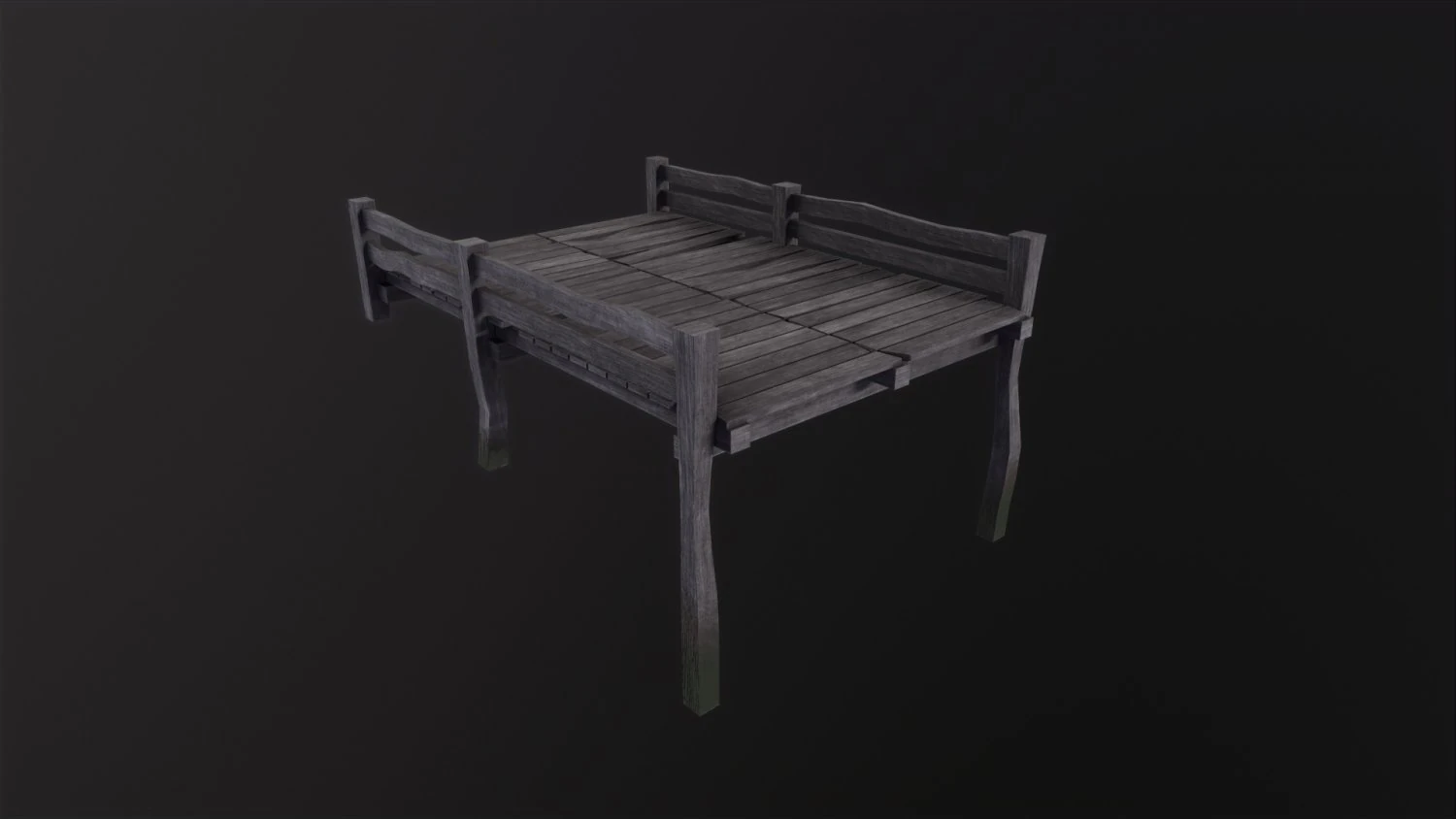 Dock 3D Model .c4d .max .obj .3ds .fbx .stl .blend 