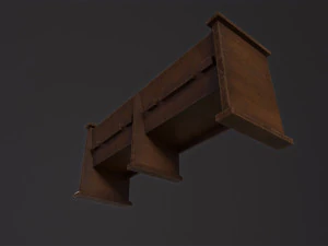 Church Pew 3D Model