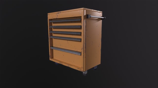 Tool Box 3D Модель .c4d .max .obj .3ds .fbx .stl .blend 