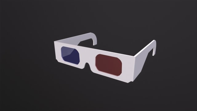 3D Glasses Modèle 3D .c4d .max .obj .3ds .fbx .stl .blend 